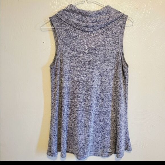 Purple Swoop Neck Tank Top - Picture 4 of 4